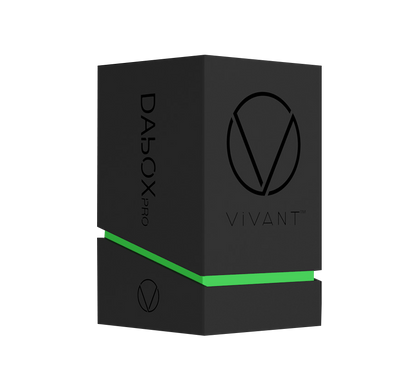 VIVANT DAbOX Pro-wax vaporizer with a color screen